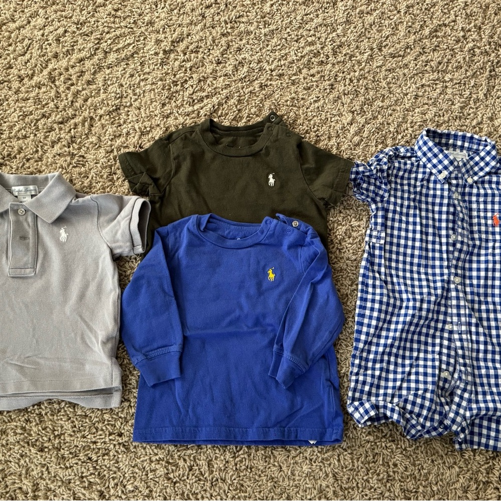Polo by Ralph Lauren Kids Shirt Collection - Gray, Green, Blue, Checkered